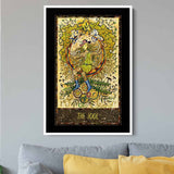 Yellow Tarot Card The Fool Wall Art Canvas 8672