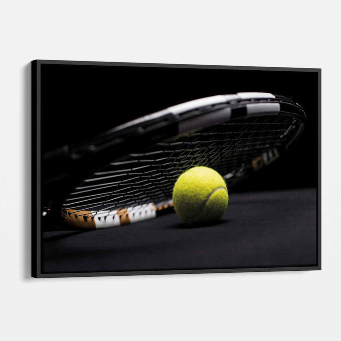 Black Tennis Wall Art Canvas 0828