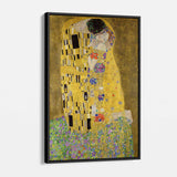Beige The Kiss Wall Art Canvas 7949