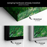 Green Tree Wall Art Canvas 6470