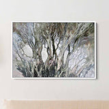 Grey Tree Wall Art Canvas 7686