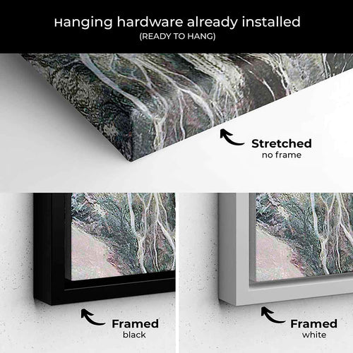 Grey Tree Wall Art Canvas 7686