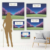 Multi Color Trees Wall Art Canvas 8234