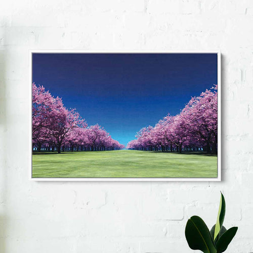 Multi Color Trees Wall Art Canvas 8234