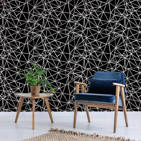 Elegant Geometric Wallpaper Seamless Pattern Beige Background
