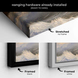 Yellow Vessel at Storm Wall Art Canvas 9033