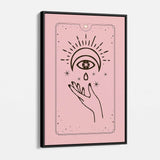 Pink Vintage Tarot Wall Art Canvas 52_a