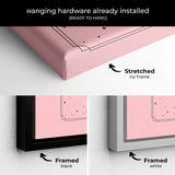 Pink Vintage Tarot Wall Art Canvas 52_a