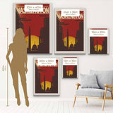 Red Washington Wall Art Canvas 94_c