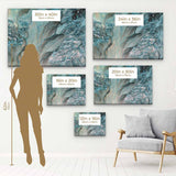 Blue Water Wall Art Canvas 3294