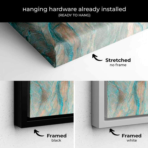 Blue Water Wall Art Canvas 3294