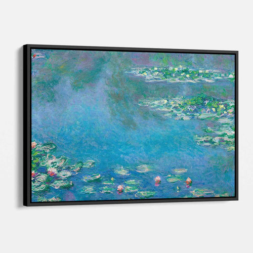Blue Water Lilies Wall Art Canvas 7294