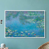 Blue Water Lilies Wall Art Canvas 7294