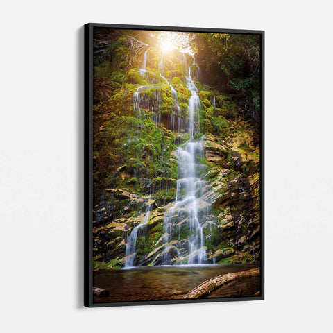 Brown Waterfall Wall Art Canvas 4156