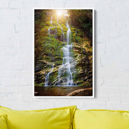 Brown Waterfall Wall Art Canvas 4156