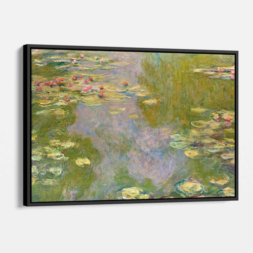 Green Waterlilies Wall Art Canvas 0947