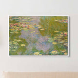 Green Waterlilies Wall Art Canvas 0947