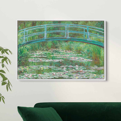 Green Waterlily Wall Art Canvas 7279