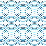 Looking to make waves with your decor choices? Bring home this lovely blue peel and stick wallpaper that pairs geometric sophistication with a breezy nautical vibe. Wave forms in multiple shades of blue run horizontally across its white background and give it a welcoming, relaxed feel that works well in every setting imaginable.&nbsp;Use this PVC-free wallpaper as a different wall treatment for your bathroom, laundry room or even your kitchen backsplash.