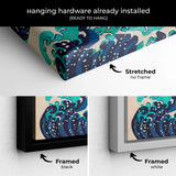 Blue Wave Wall Art Canvas 6278