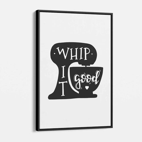 White Whip it Good Wall Art Canvas 48_b
