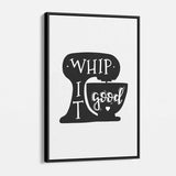 White Whip it Good Wall Art Canvas 48_b