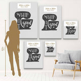 White Whip it Good Wall Art Canvas 48_b