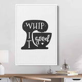 White Whip it Good Wall Art Canvas 48_b