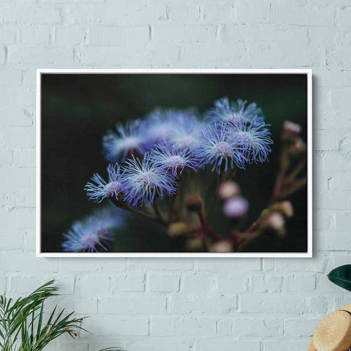 Purple Wildflower Wall Art Canvas 1434