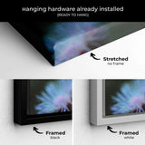 Purple Wildflower Wall Art Canvas 1434