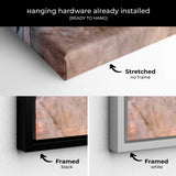 Multi Color Winter River Wall Art Canvas 6173