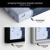 White Winter River Wall Art Canvas 2750