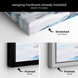 White Winter Village Wall Art Canvas 6944