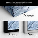 White Winter Wall Art Canvas 9516