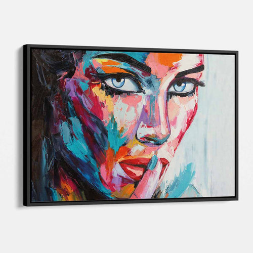 Multi Color Woman's Secret Wall Art Canvas 7928