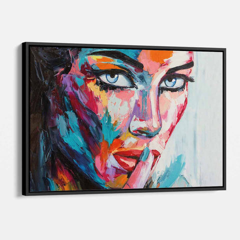 Multi Color Woman's Secret Wall Art Canvas 7928
