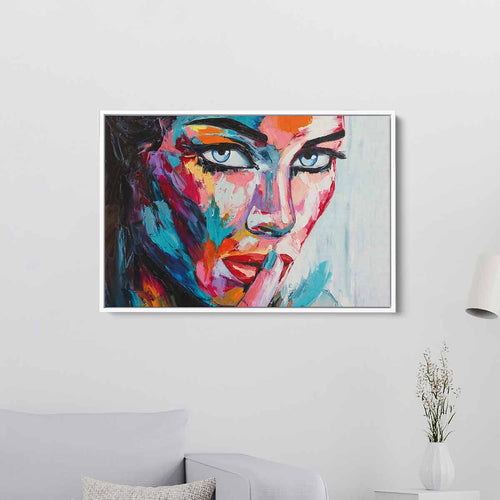 Multi Color Woman's Secret Wall Art Canvas 7928