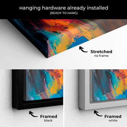 Multi Color Woman's Secret Wall Art Canvas 7928