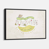 Multi Color You Are My Only Sunshine Wall Art Canvas 5936