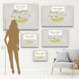 Multi Color You Are My Only Sunshine Wall Art Canvas 5936