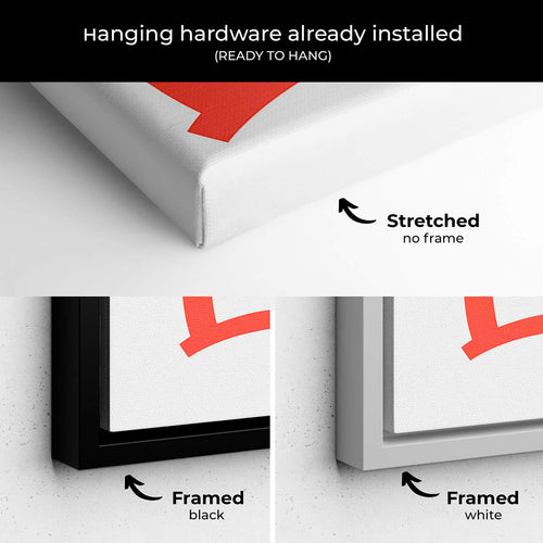 Multi Color You Are What You Eat Wall Art Canvas 4550