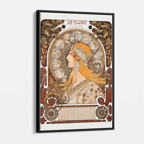 Brown Zodiac Wall Art Canvas 8177