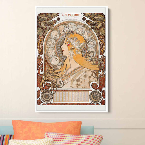 Brown Zodiac Wall Art Canvas 8177
