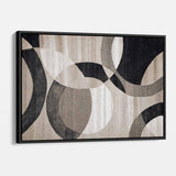 Grey abstract Wall Art Canvas 3784