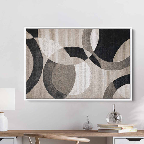 Grey abstract Wall Art Canvas 3784