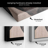 Grey abstract Wall Art Canvas 3784