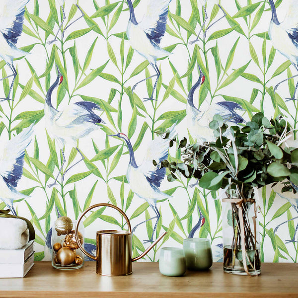 Roll With It: Flocked and Foil Wallpaper Straight Out of the '70s