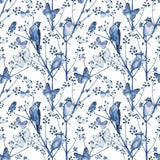 Wallpaper Sample for Bathroom Blue and Similar Tones 002