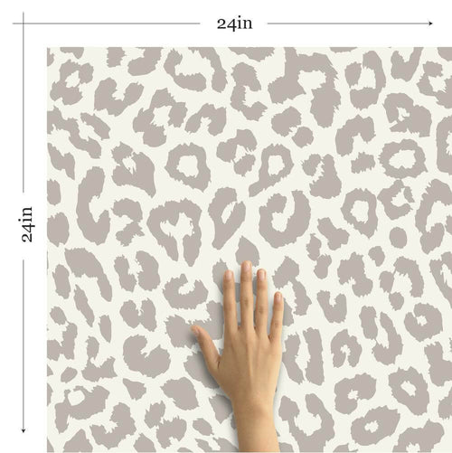 Tan Animal Print Removable Wallpaper 0513| Walls By Me