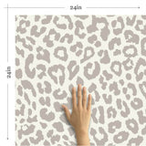 Tan Animal Print Removable Wallpaper 0513| Walls By Me